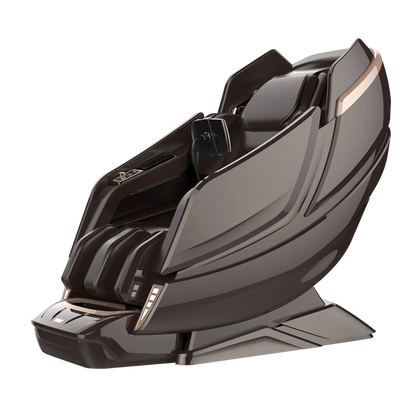 Kahuna DIOS-1288 8D AI Dual Core Massage Chair Zero Gravity SL-Track In brown Color transparent background