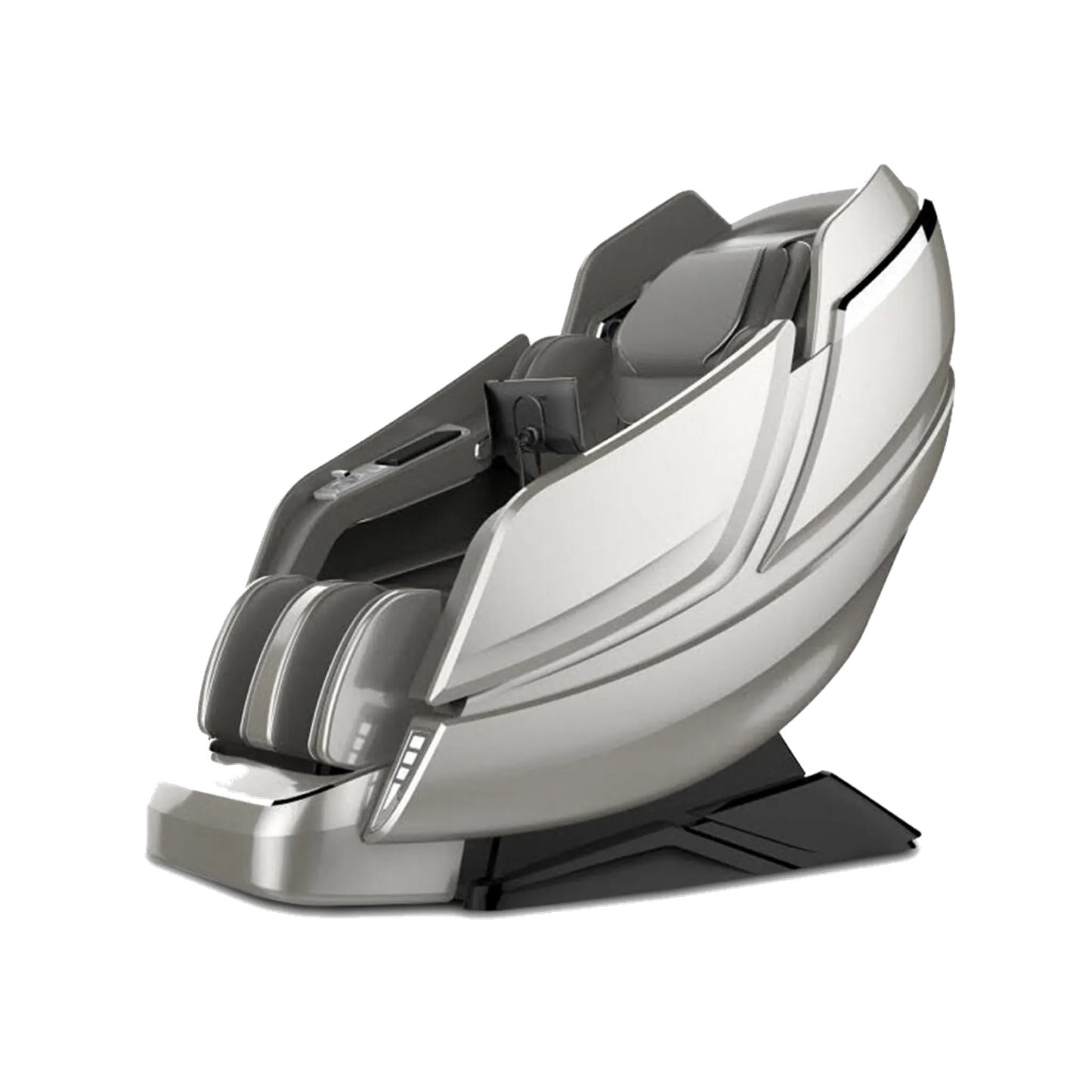 Kahuna DIOS-1288 8D AI Dual Core Massage Chair Zero Gravity SL-Track In Gray Color transparent background