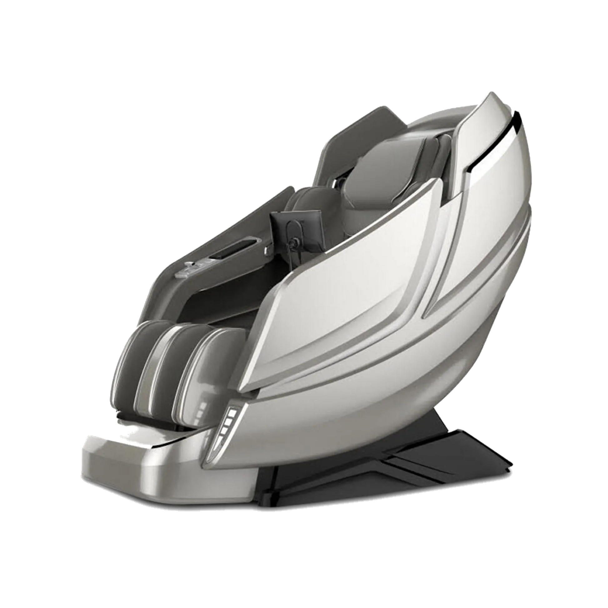 Kahuna DIOS-1288 8D AI Dual Core Massage Chair Zero Gravity SL-Track In Gray Color transparent background