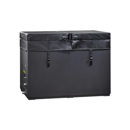Front view of the Dynamic Cold Therapy Cuboid XL 304 Stainless Steel Cold Plunge Tub (DCT-S-055-NS-34) – cold plunge tub