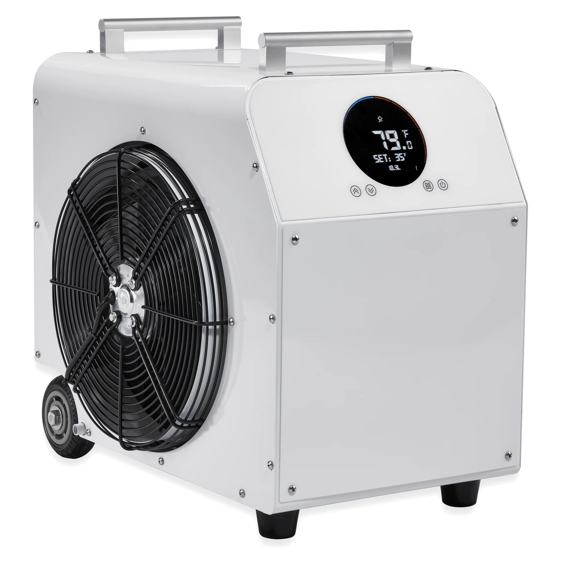 Front-left angle view of the Dynamic Cold Therapy 1.0 HP Chiller & Heater with WIFI APP (Premier Edition) (DCT-SV-10DO3) – cold therapy chiller
