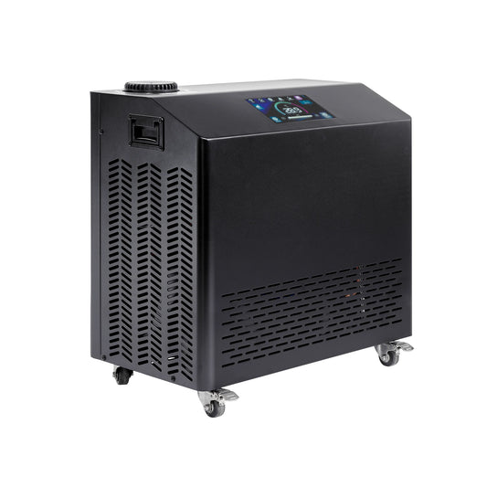 Front-left angle view of the Dynamic Cold Therapy 1.0 HP Chiller & Heater with WIFI APP (DCT-SY-10-PRO) – cold therapy chiller