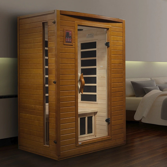 Dynamic Versailles 2-Person Low EMF FAR Infrared Sauna | Canadian Hemlock
