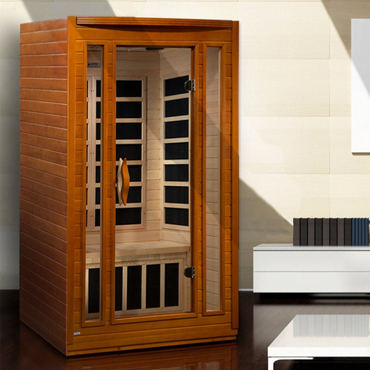 Dynamic San Marino 2-Person Low EMF FAR Infrared Sauna | Canadian Hemlock