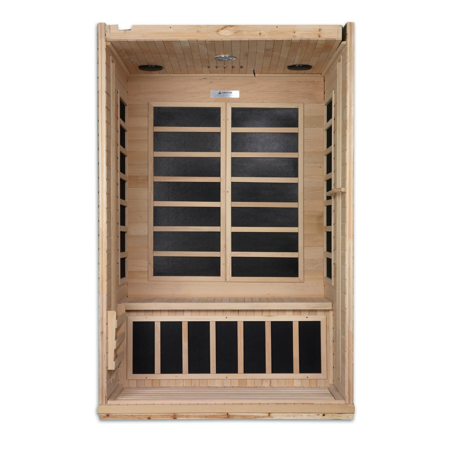 Front view 5 of the Dynamic Venice 2-Person Low EMF FAR Infrared Sauna (DYN-6210-01) – low EMF infrared sauna