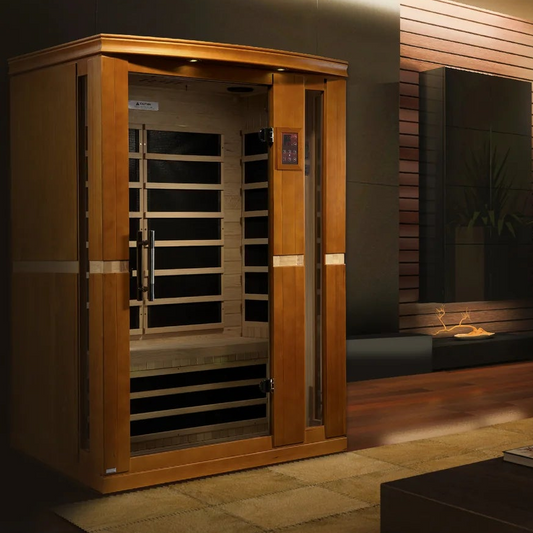 Dynamic Vittoria 2-Person Low EMF FAR Infrared Sauna | Canadian Hemlock
