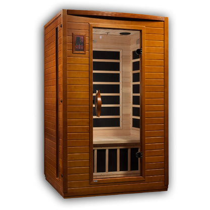 Front view 8 of the Dynamic Versailles Elite 2-Person Ultra Low EMF FAR Infrared Sauna (DYN-6202-03 Elite) – ultra low EMF infrared sauna