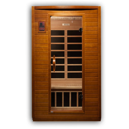 Front view 10 of the Dynamic Versailles Elite 2-Person Ultra Low EMF FAR Infrared Sauna (DYN-6202-03 Elite) – ultra low EMF infrared sauna