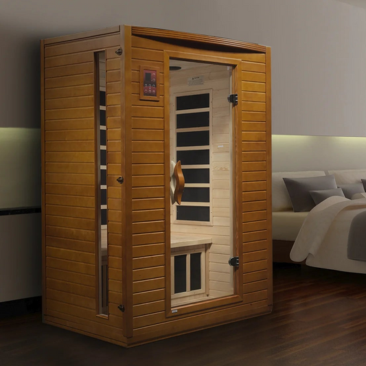 Dynamic Versailles Elite 2-Person Ultra Low EMF FAR Infrared Sauna | Canadian Hemlock
