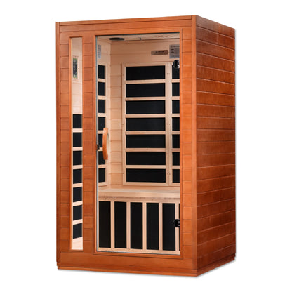 Front view 4 of the Dynamic Cordoba Elite 2-Person Ultra Low EMF FAR Infrared Sauna (DYN-6203-01 Elite) – ultra low EMF infrared sauna