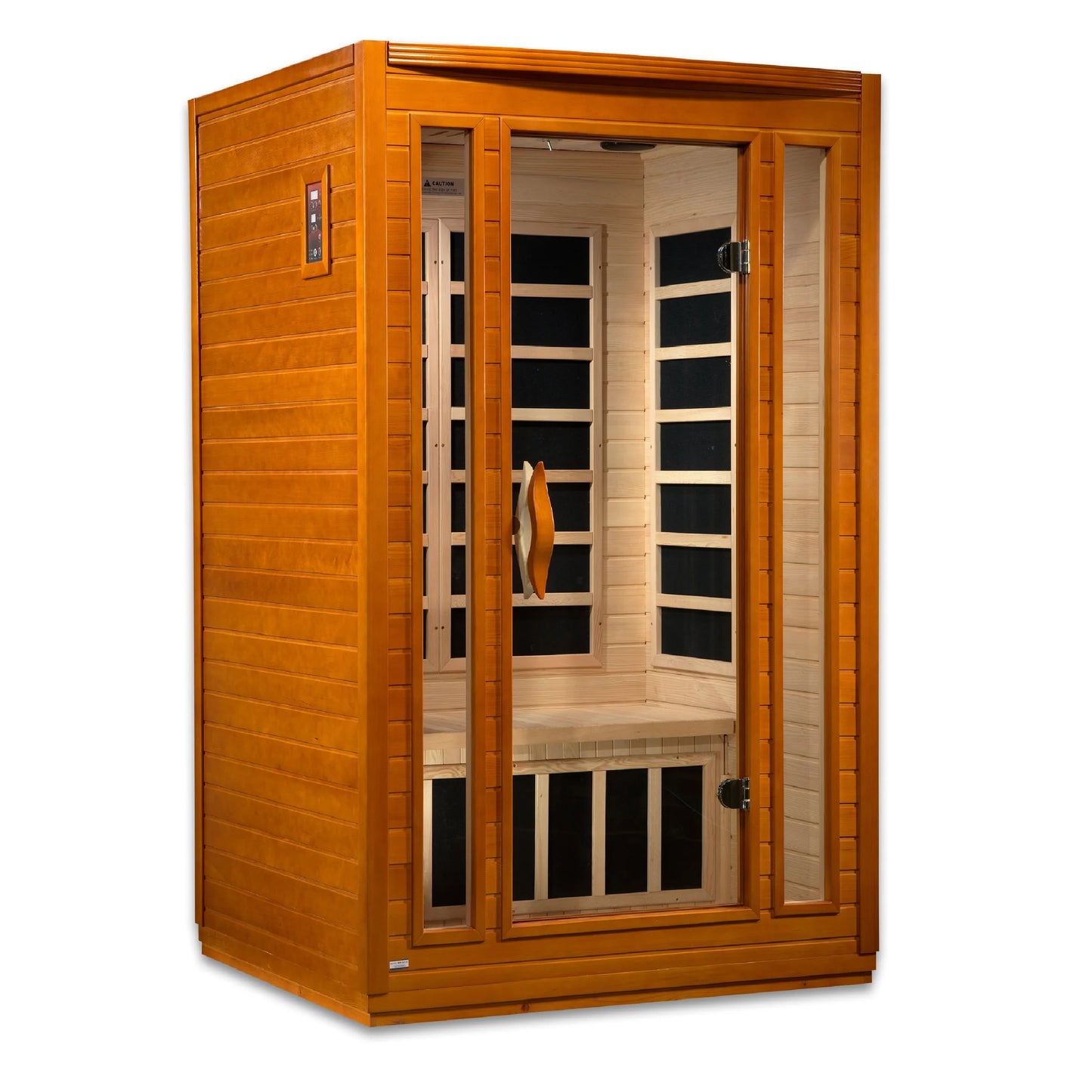 Front view 3 of the Dynamic San Marino Elite 2-Person Ultra Low EMF FAR Infrared Sauna (DYN-6206-01 Elite) – ultra low EMF infrared sauna
