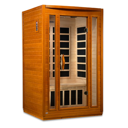 Front view 3 of the Dynamic San Marino Elite 2-Person Ultra Low EMF FAR Infrared Sauna (DYN-6206-01 Elite) – ultra low EMF infrared sauna