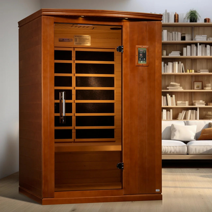 Dynamic Venice Limited Elite 2-Person Ultra Low EMF FAR Infrared Sauna | Canadian Hemlock