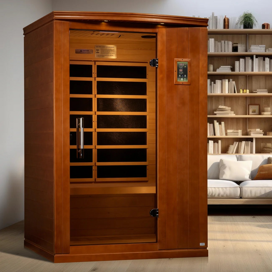 Dynamic Venice Limited Elite 2-Person Ultra Low EMF FAR Infrared Sauna | Canadian Hemlock