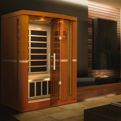 Dynamic Vittoria Elite 2-Person Ultra Low EMF FAR Infrared Sauna | Canadian Hemlock