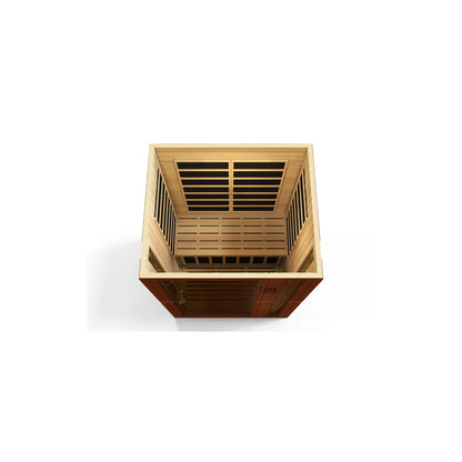 Front view 6 of the Dynamic Vittoria Elite 2-Person Ultra Low EMF FAR Infrared Sauna (DYN-6220-01 Elite) – ultra low EMF infrared sauna