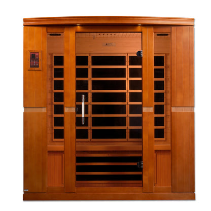 Front view 3 of the Dynamic Bergamo Elite 4-Person Ultra Low EMF FAR Infrared Sauna (DYN-6440-01 Elite) – ultra low EMF infrared sauna