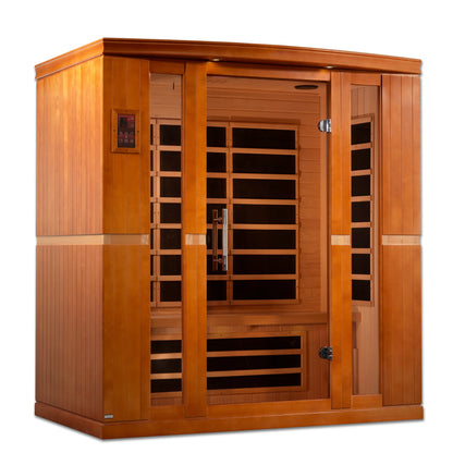 Front view of the Dynamic Bergamo Elite 4-Person Ultra Low EMF FAR Infrared Sauna (DYN-6440-01 Elite) – ultra low EMF infrared sauna