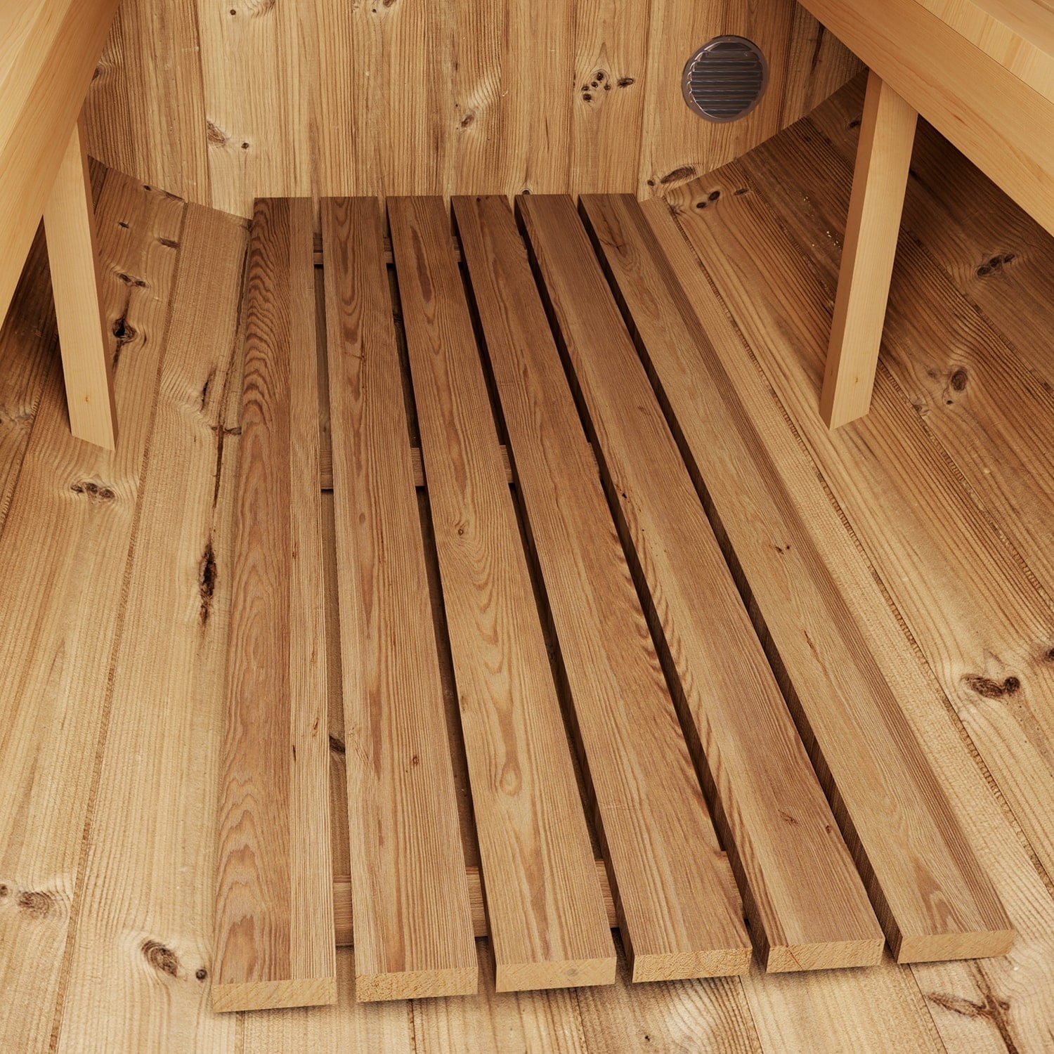 SaunaLife Barrel Floor Kit for ERGO Series Sauna Barrels, view 3
