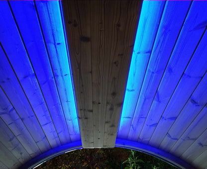 SaunaLife E-MOOD Color LED Light System for ERGO Series Barrel Saunas, view 1