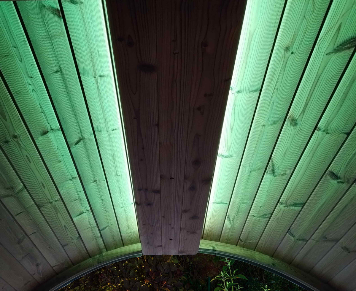 SaunaLife E-MOOD Color LED Light System for ERGO Series Barrel Saunas, view 3
