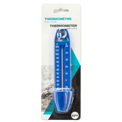 Floating water thermometer