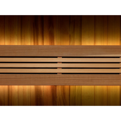 Chromotherapy accent light of the Golden Designs Copenhagen 3-Person Traditional Indoor Sauna (GDI-7389-02) – traditional steam sauna