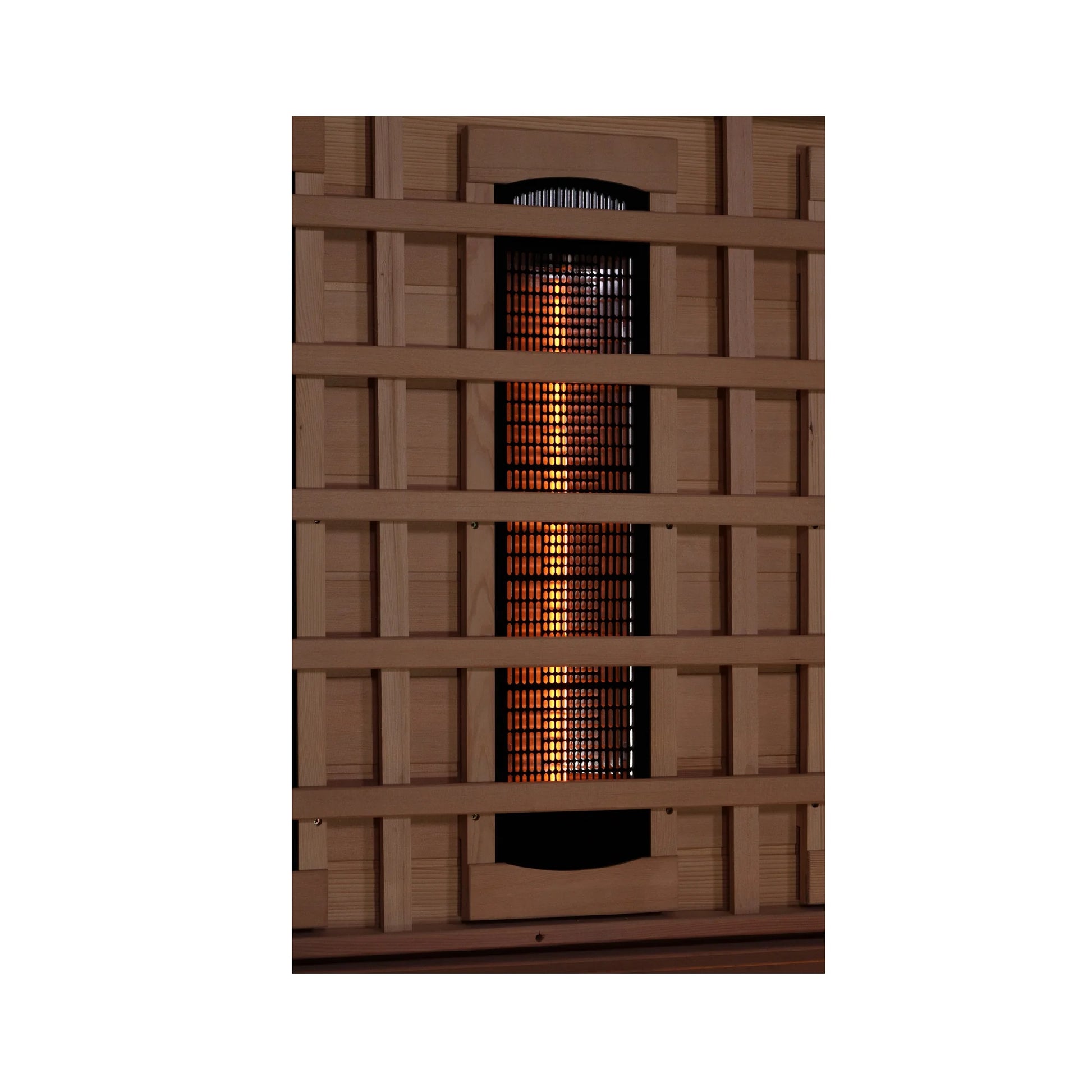 Carbon far infrared heater panel of the Golden Designs 3-Person Full Spectrum Near Zero EMF FAR Infrared Sauna (GDI-8230-01) – full spectrum infrared sauna