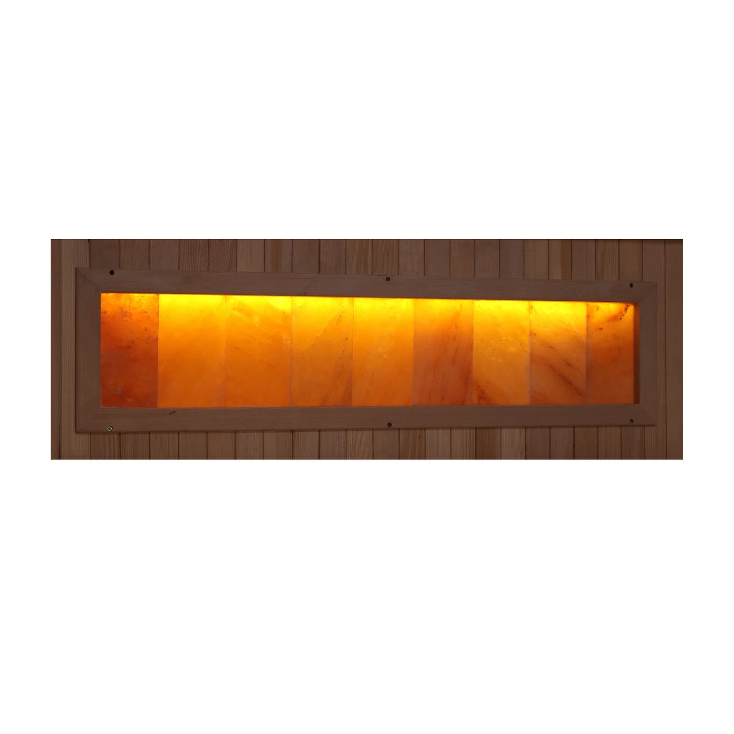 Himalayan salt bar of the Golden Designs 6-Person Full Spectrum Near Zero EMF FAR Infrared Sauna (GDI-8260-01) – full spectrum infrared sauna