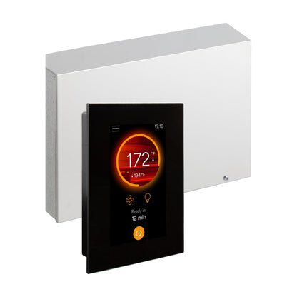 Harvia Fenix FX45 sauna control, colour touch screen with stainless power unit