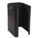 Harvia WL550 black steel protective sheath for the Pro 20 series, three-sided, studio photo on white