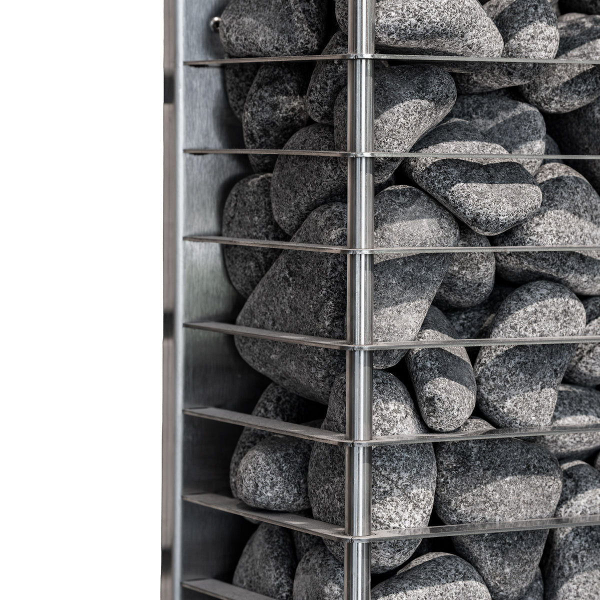 Steel ribs and stones of the HUUM CLIFF Mini