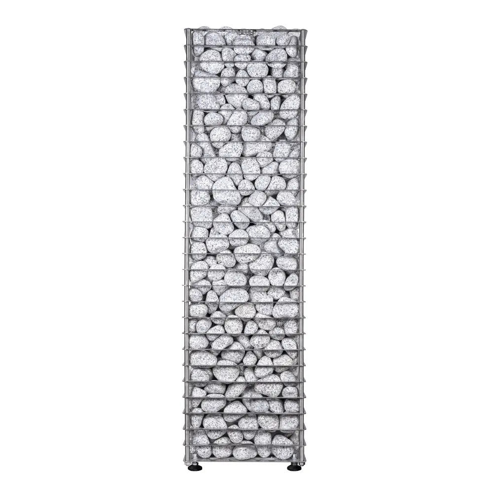 HUUM CLIFF Mini seen from the front, filled with stones