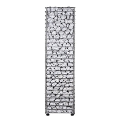 HUUM CLIFF Mini seen from the front, filled with stones