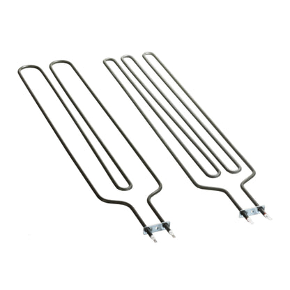 Both HUUM CLIFF and STEEL heating elements, 2000 W and 3500 W, side by side