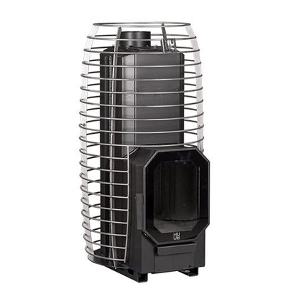 HUUM HIVE Flow Mini sauna stove seen from an angle