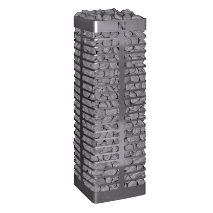 HUUM STEEL floor standing electric sauna heater filled with stones