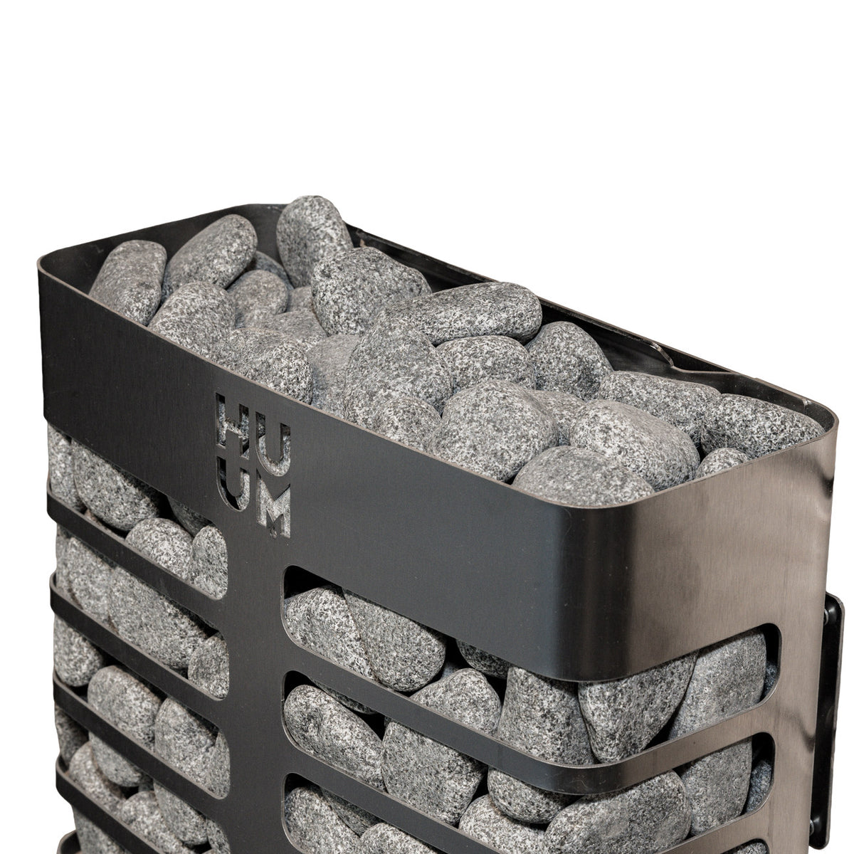 Top of the HUUM STEEL Mini with its stones