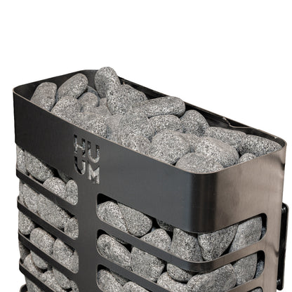 Top of the HUUM STEEL Mini with its stones