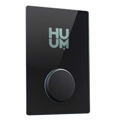 HUUM UKU Wi-Fi sauna heater control, black glass panel