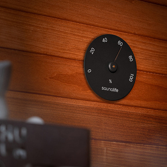 SaunaLife Designer Sauna Thermometer and Hygrometer, view 10