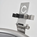 Icetubs Stainless Steel Phone Holder for Cold Plunge Tubs, phone holder mounted at the rim of the tub