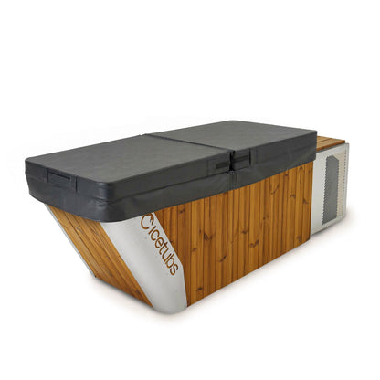 Icetubs IceBath XL Thermowood & Stainless Steel Cold Plunge Tub, insulated Thermo cover fitted