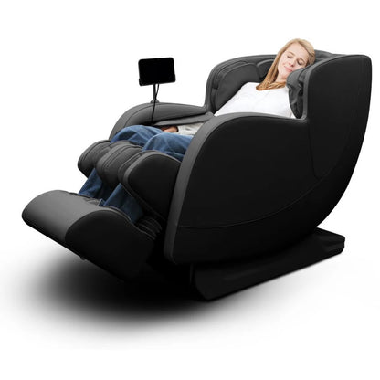 Black gray zero gravity lifestyle view of the Kahuna Dios 6800 Massage Chair (DO-6800) – full body massage chair
