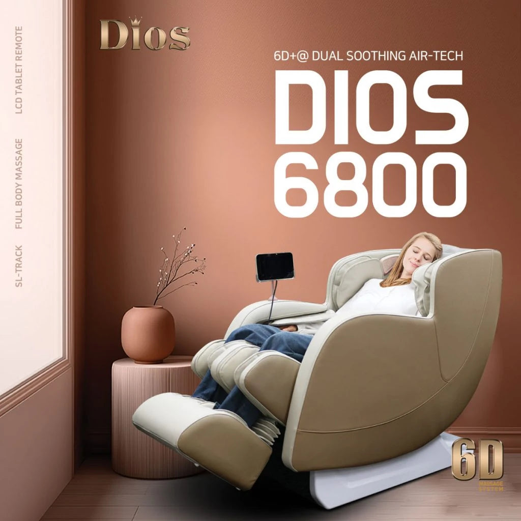 Calf and foot massage detail of the Kahuna Dios 6800 Massage Chair (DO-6800) – full body massage chair