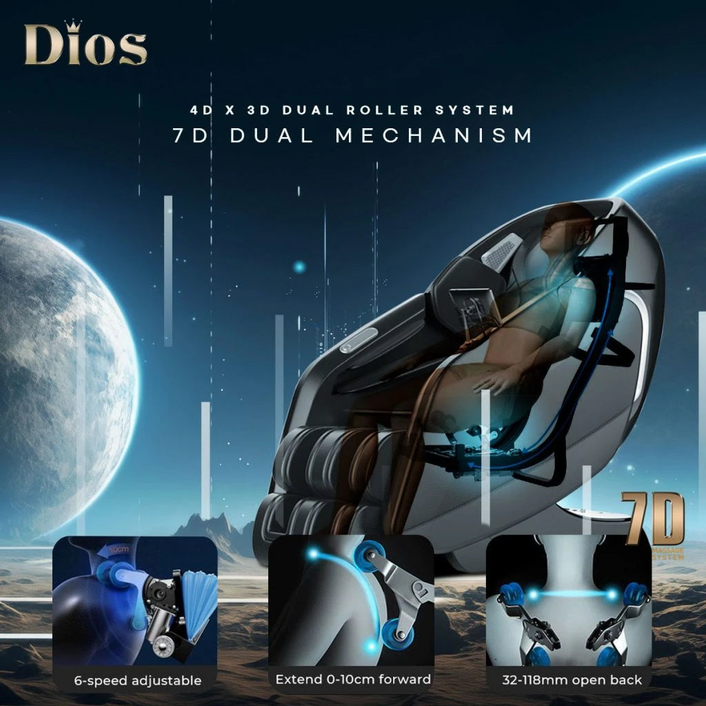 Feature detail of the Kahuna Dios 7300 Massage Chair (DO-7300) – full body massage chair