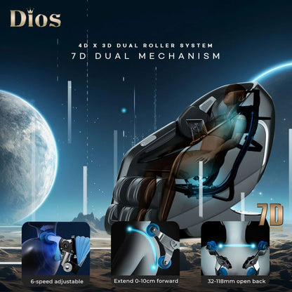 Feature detail of the Kahuna Dios 7300 Massage Chair (DO-7300) – full body massage chair