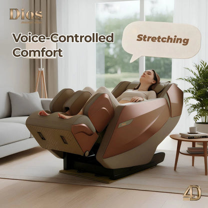 Calf massage detail of the Kahuna Dios Flexa Massage Chair (DIOSFlexa) – full body massage chair