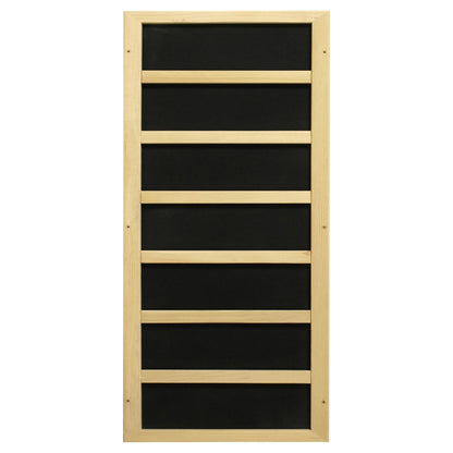 Carbon far infrared heater panel of the Maxxus 2-Person Full Spectrum Near Zero EMF FAR Infrared Sauna (MX-M206-01-FS CED) – full spectrum infrared sauna