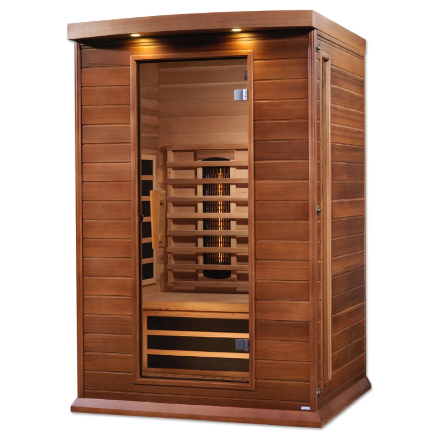 Product view of the Maxxus 2-Person Full Spectrum Near Zero EMF FAR Infrared Sauna (MX-M206-01-FS CED) – full spectrum infrared sauna